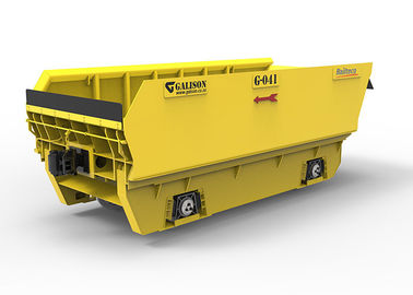 عربة شحن السكك الحديدية الصفراء ، 20m³ التعدين السكك الحديدية سيارة لنقل خام الألغام
